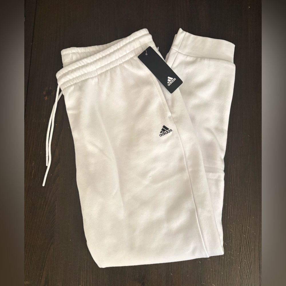 NEW Adidas White Joggers